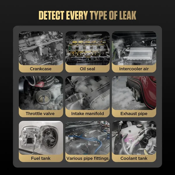 AUTOOL SDT50 Automotive Smoke Leak Detector with Built-In Air Pump
