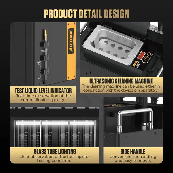 AUTOOL FN606 6-Cylinder GDI/EFI/FSI Fuel Injector Cleaner and Tester
