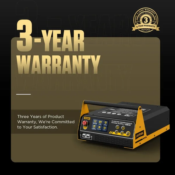 AUTOOL EM385 ECU Programming Power Supply & LiFePO4/Lead-Acid Battery Charger
