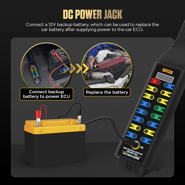 AUTOOL Upgraded OBD2 Breakout Box