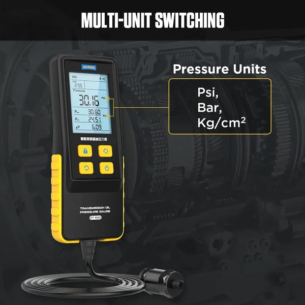 AUTOOL PT650 Digital Transmission Oil Pressure Tester Kit