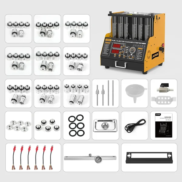 AUTOOL CT400 6-Cylinder GDI/EFI/FSI Fuel Injector Cleaner and Tester
