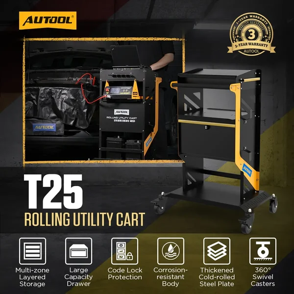 AUTOOL T25 Mechanic and Diagnostic Tool Cart