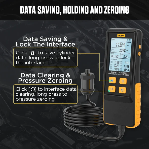 AUTOOL PT610 Digital Engine Compression Tester