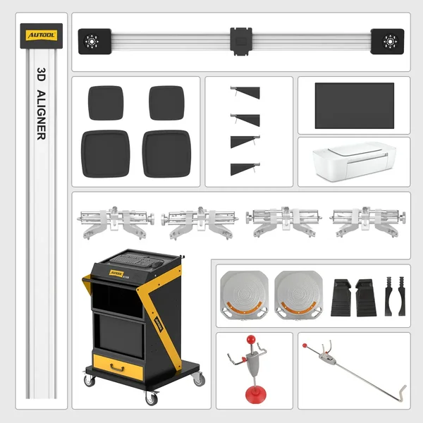 AUTOOL XC508 3D Wheel Alignment Machine with 5 MP Auto-Tracking Cameras
