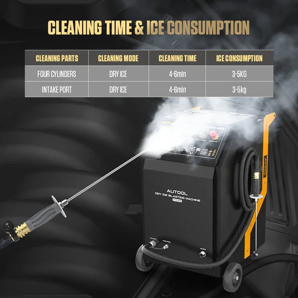 AUTOOL HTS818 Automotive Dry Ice Cleaning Machine