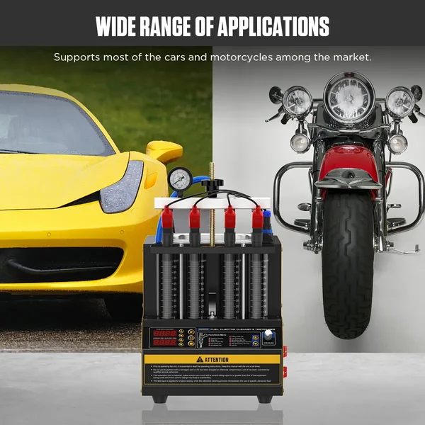 AUTOOL CT160 4-Cylinder Heated Fuel Injector Cleaner and Tester
