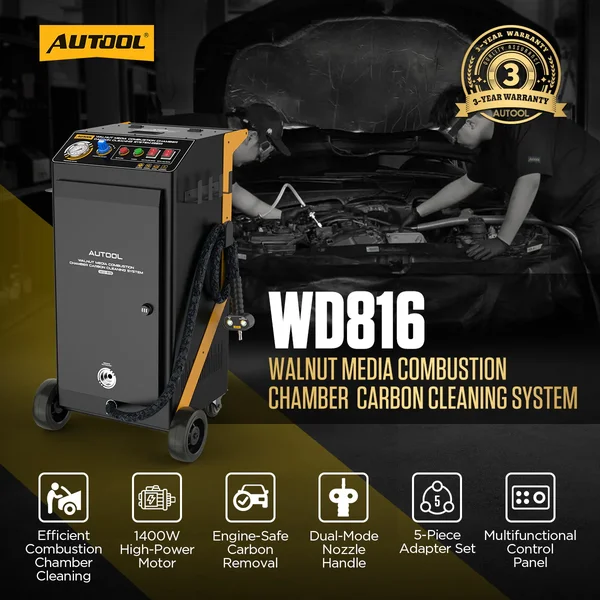 AUTOOL WD816 Walnut Blasting Machine