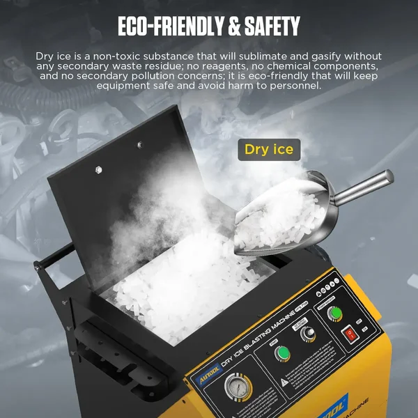 AUTOOL HTS708 Automotive Dry Ice Cleaning Machine