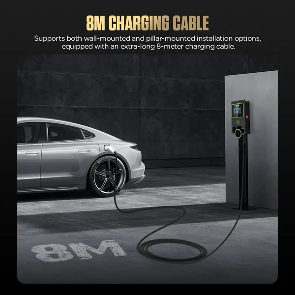 AUTOOL C701 Wall-Mounted Type 2 EV Charging Station