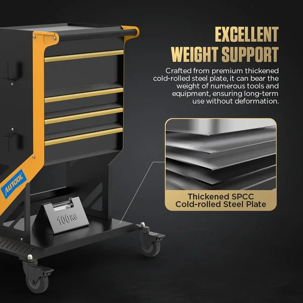 AUTOOL T27 Four-Drawer Workshop Trolley