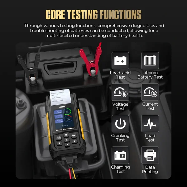 AUTOOL BT960 Lithium & Lead-Acid Automotive Battery Tester