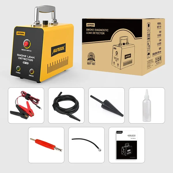 AUTOOL SDT101 Low-Pressure EVAP Smoke Machine with Fixed 0.46 psi Output