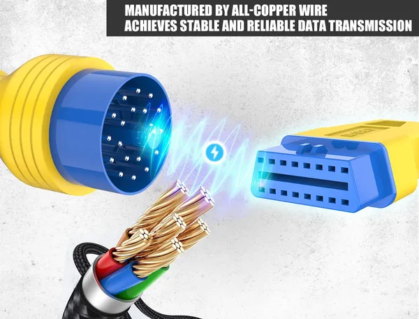 AUTOOL BMW 20-Pin to 16-Pin 40cm OBD2 Adapter Cable