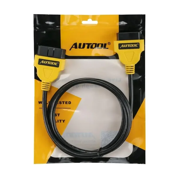 AUTOOL 150cm Two-Pack OBD2 Extension Cable