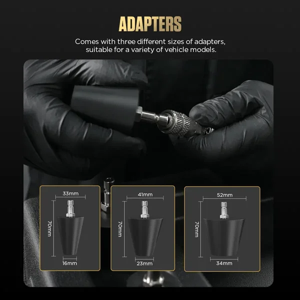 AUTOOL SC301 3-Piece Conical Cooling System Adapter Set
