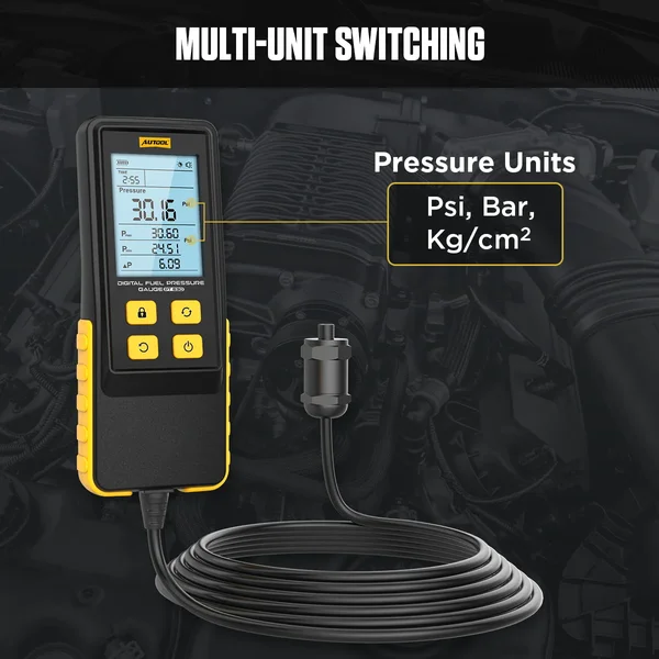 AUTOOL PT630 Digital Automotive Fuel Pressure Gauge