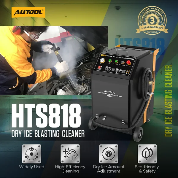 AUTOOL HTS818 Automotive Dry Ice Cleaning Machine