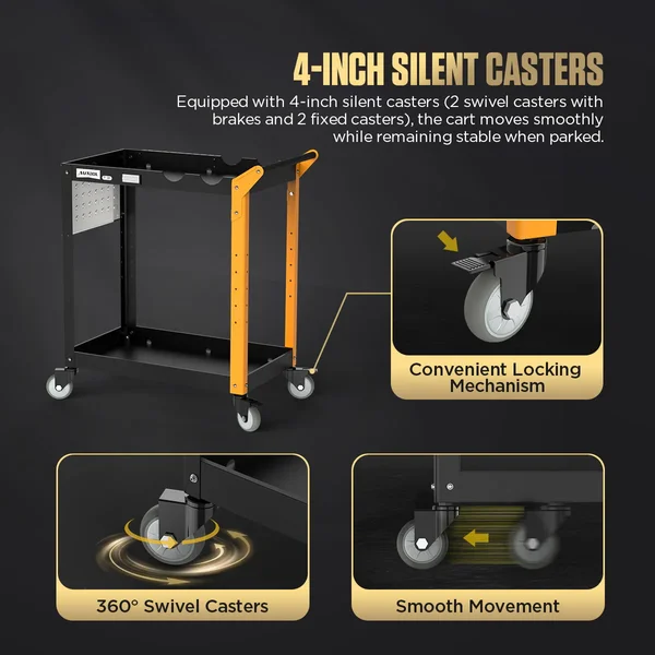 AUTOOL T31 Two-Tier Workshop Tool Cart