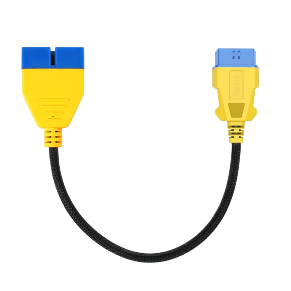 AUTOOL GM 12-Pin to 16-Pin 41cm Braided OBD2 Adapter Cable