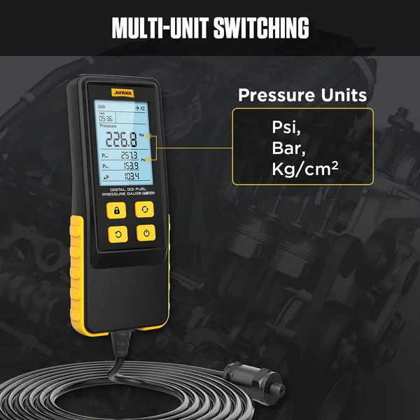 AUTOOL PT640 Digital GDI Fuel Pressure Tester