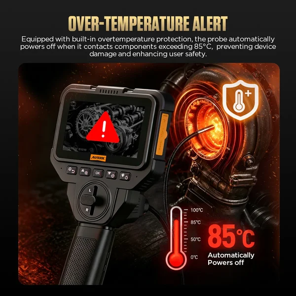 AUTOOL V80 6.25 mm Two-Way Articulating Borescope