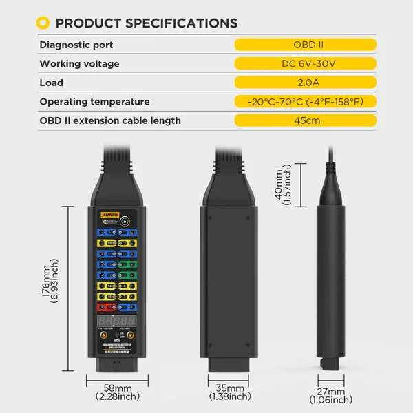AUTOOL Premium OBD2 Breakout Box