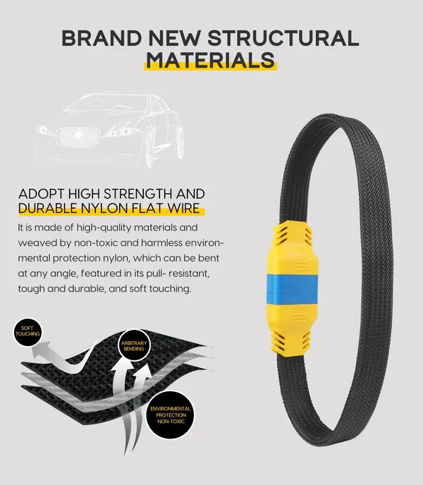 AUTOOL 60cm Braided OBD2 Extension Cable