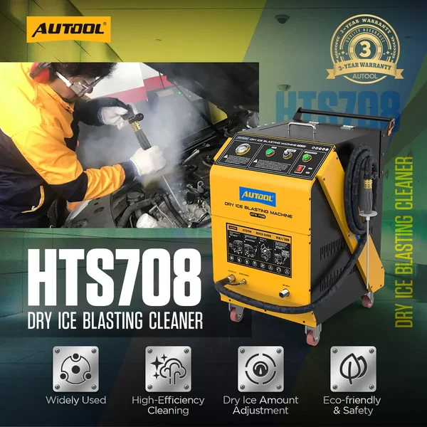 AUTOOL HTS708 Automotive Dry Ice Cleaning Machine