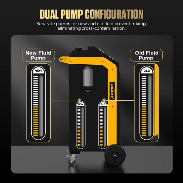 AUTOOL ATF802 Dual-Pump Transmission Fluid Exchanger