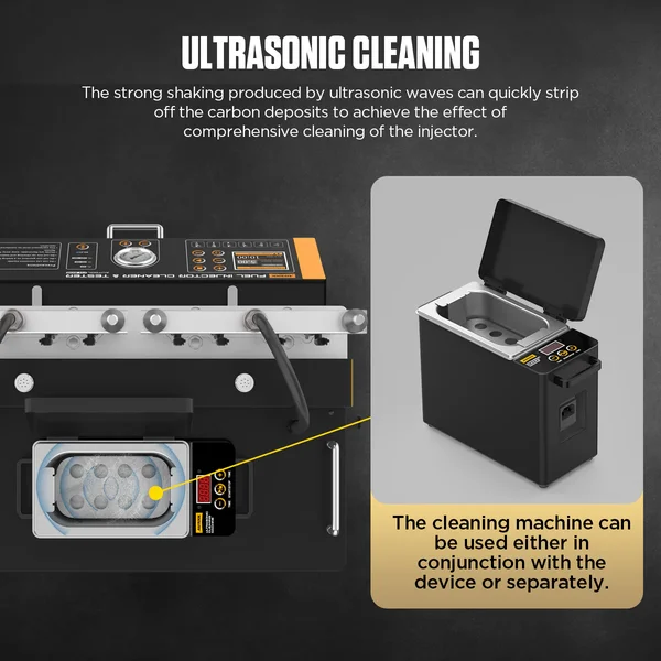 AUTOOL FN608 8-Cylinder Twin-Pump GDI/EFI/FSI Fuel Injector Cleaner and Tester