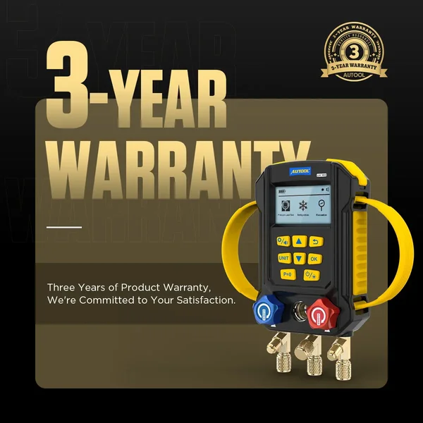 AUTOOL LM160 Smart Digital Manifold Kit with 95-Refrigerant Database