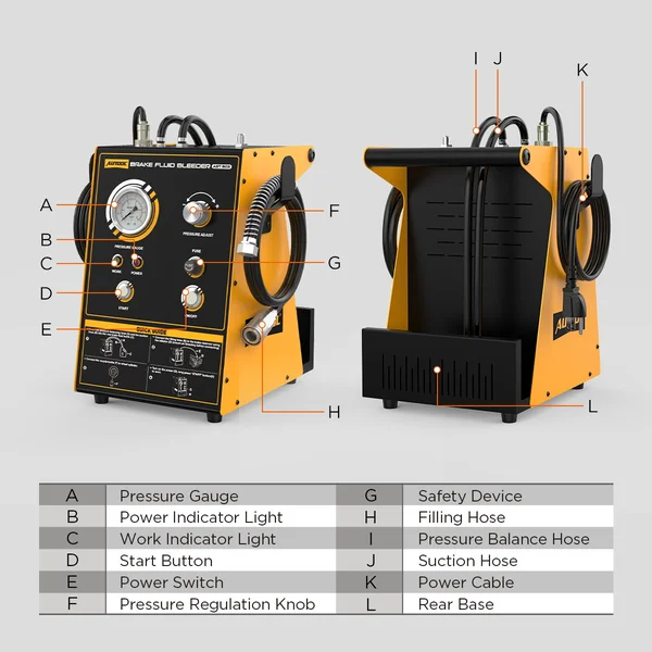 AUTOOL AST603 Pulsating Brake Fluid Bleeder