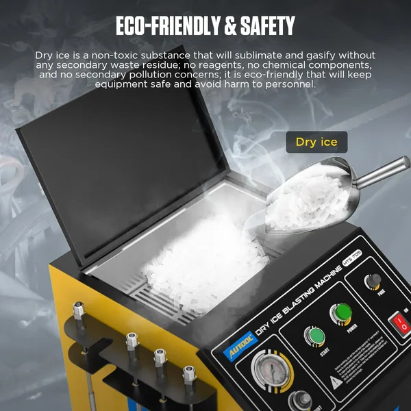 AUTOOL HTS705 Automotive Dry Ice Cleaning Machine