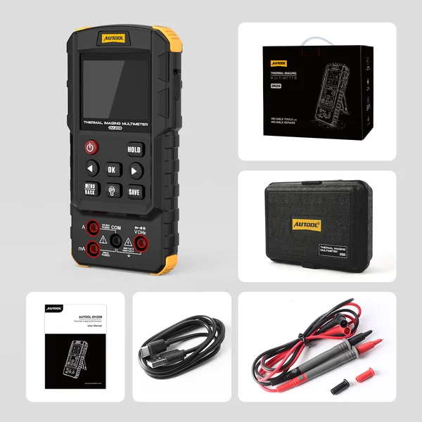 AUTOOL DM208 True RMS Digital Multimeter with Thermal Imaging