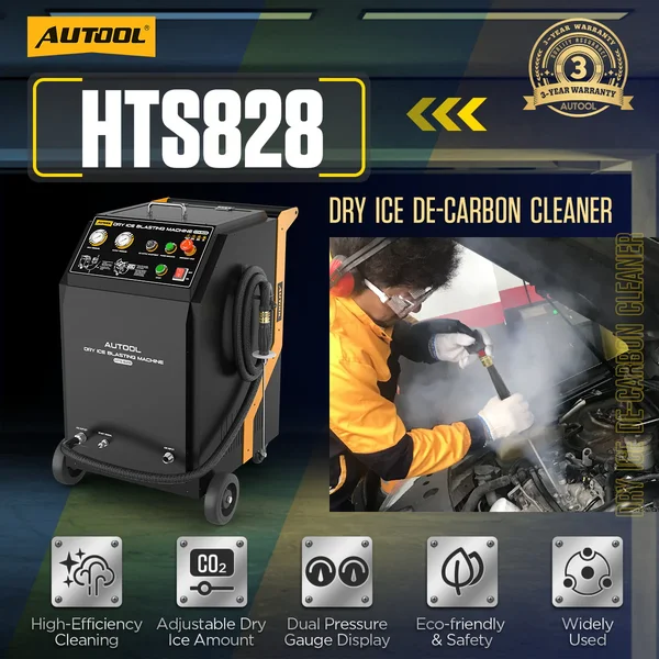 AUTOOL HTS828 Automotive Dry Ice Cleaning Machine