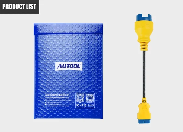 AUTOOL BMW 20-Pin to 16-Pin 40cm OBD2 Adapter Cable