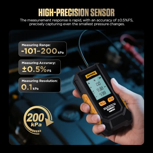 AUTOOL PT503 Mini Differential Pressure Gauge