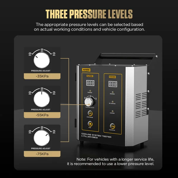 AUTOOL SC301 Cooling System Pressure Tester & Coolant Vacuum Filler