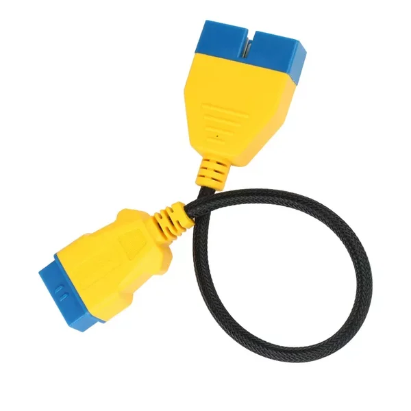 AUTOOL GM 12-Pin to 16-Pin 41cm Braided OBD2 Adapter Cable