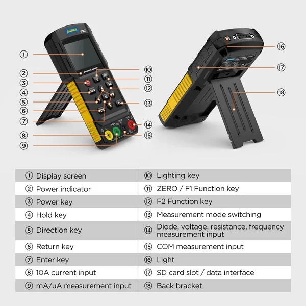 AUTOOL DM301 Automotive Multimeter with Oscilloscope