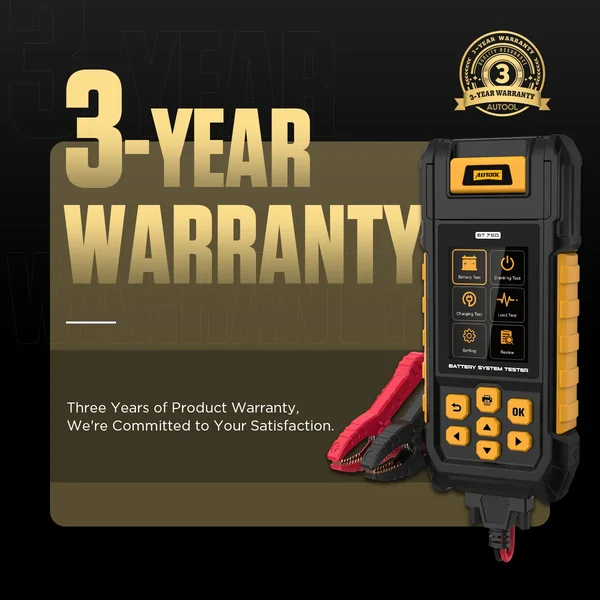 AUTOOL BT760 Automotive Battery Tester with Thermal Printer