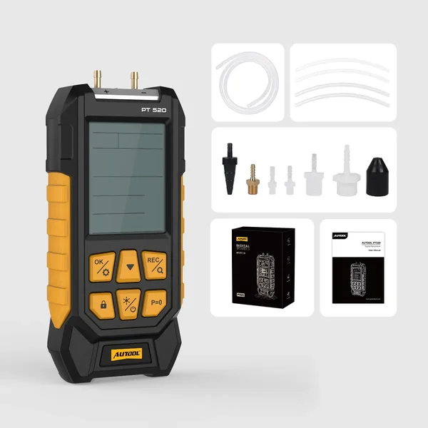 AUTOOL PT520 Dual-Port Differential Pressure Gauge