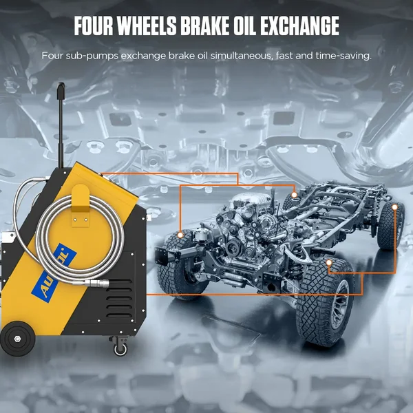 AUTOOL AST618 Four-Wheel Pulsating Brake Fluid Exchanger