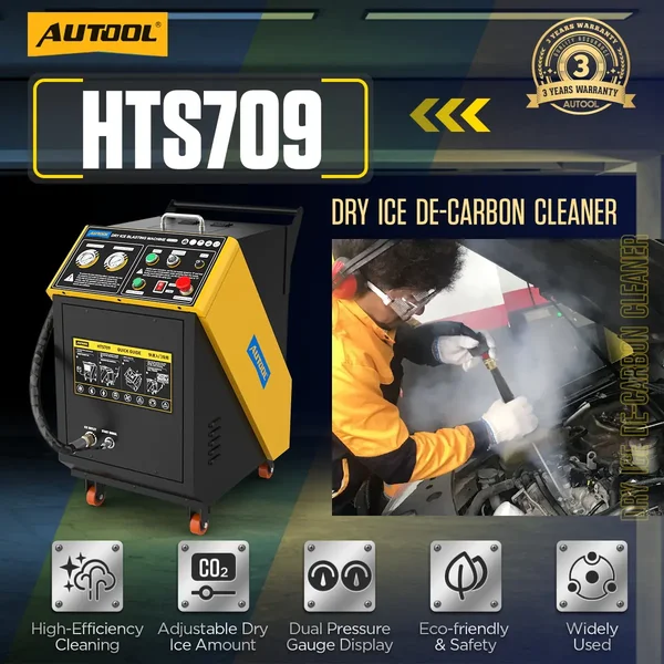 AUTOOL HTS709 Automotive Dry Ice Cleaning Machine