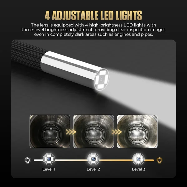 AUTOOL V86 2.8 mm Two-Way Articulating Borescope