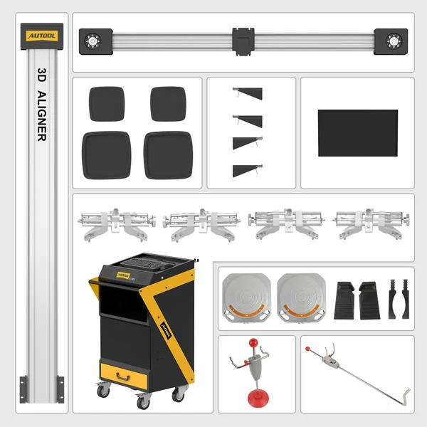 AUTOOL XC505 3D Wheel Alignment Machine with Mobile Workstation