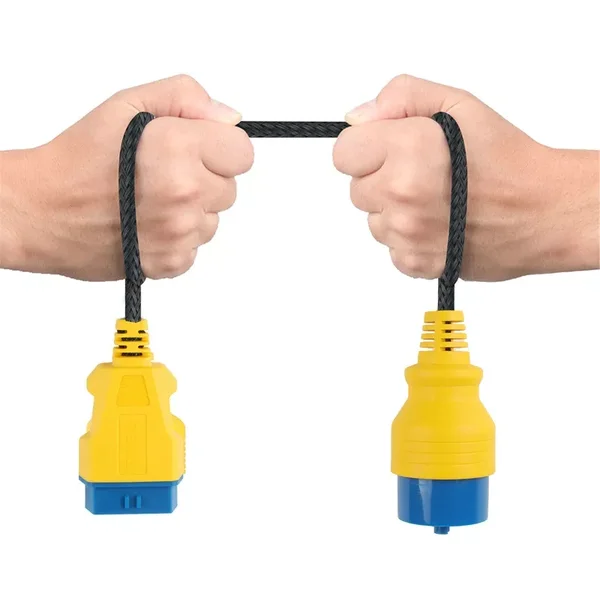 AUTOOL BMW 20-Pin to 16-Pin 40cm Braided OBD2 Adapter Cable