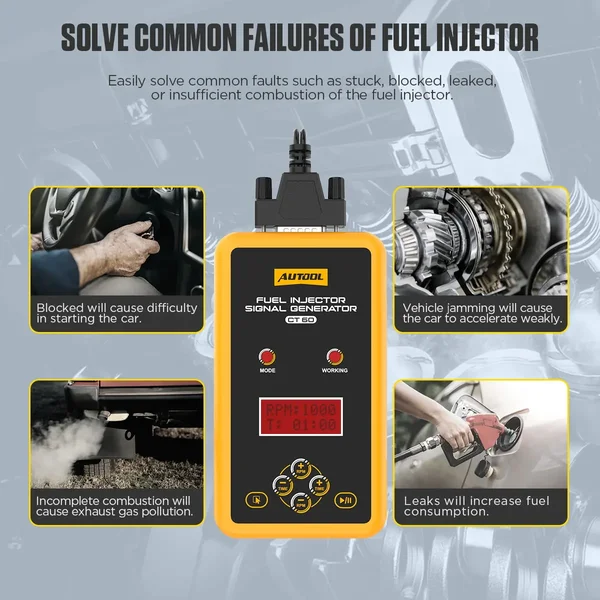 AUTOOL CT60 Fuel Injector Pulse Tester