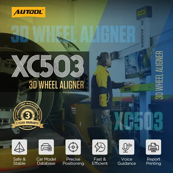 AUTOOL XC503 Fixed-Column 3D Wheel Alignment Machine
